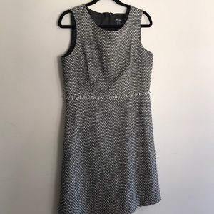 Nine West black and white dress